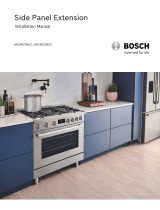Bosch HEZ9YZ04UC Guide d'installation