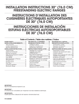 Whirlpool WFE505W0HW Guide d'installation