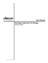 Dacor HIPR30S Manuel utilisateur