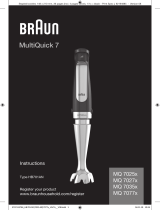Braun MQ7025X Le manuel du propriétaire