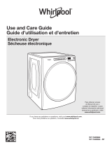 Whirlpool W11184586A Electronic Dryer Manuel utilisateur