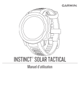 Garmin Instinct Solar taktikaline valjaanne Le manuel du propriétaire
