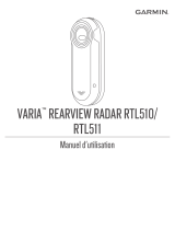 Garmin Varia RTL510 Bike Radar Le manuel du propriétaire