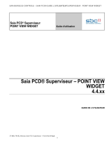 SBC Saia PCD® Supervisor V3.0 - Point List Widget Le manuel du propriétaire