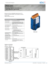 SBC PCD3.A410 Outp. mod., 8 Transistor, 0.5 A, galv. Fiche technique