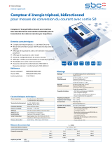 SBC Bidirectional 3-phase-energy-meter AWD3 Fiche technique