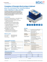 SBC 3-phase energy meter AWD3 Fiche technique
