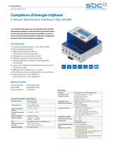 SBC 3-phase energy meter ALE3 Fiche technique