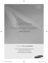 Samsung HT-D350 Le manuel du propriétaire