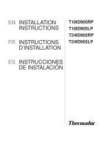 Thermador T18ID905LP Guide d'installation