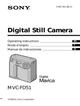 Sony Mavica MVC-FD51 Manuel utilisateur