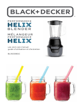 Black and Decker Appliances BL1600BGC Performance Helix Blender Manuel utilisateur