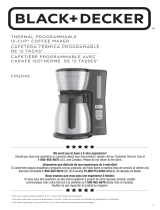 Black and Decker Appliances CM2045B-1 Thermal Programmable 12-Cup Coffee Maker Manuel utilisateur