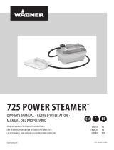 WAGNER 725 Wallpaper Steamer Manual Manuel utilisateur