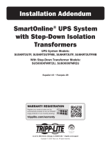 Tripp Lite Installation Addendum - SmartOnline UPS System Le manuel du propriétaire