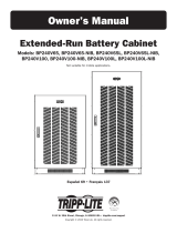 Tripp Lite Owner's Manual Extended-Run Battery Cabinet -BP240V65, BP240V65-NIB, BP240V65L, BP240V65L-NIB, BP240V100, BP240V100-NIB, BP240V100L, BP240V100L-NIB Le manuel du propriétaire
