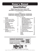 Tripp Lite Owner's Manual SmartOnline® Single-Phase Rack-Mount Online UPS Le manuel du propriétaire