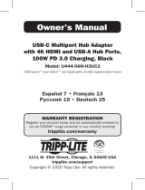 Tripp Lite Owner's Manual U444-06N-H3UC2 Le manuel du propriétaire