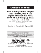 Tripp Lite Owner's Manual U444-06N-H4GUC Le manuel du propriétaire