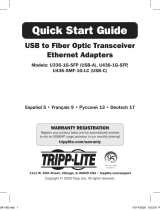 Tripp Lite U336-1G-SFP Guide de démarrage rapide