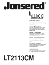 Jonsered LT 2113 CM Le manuel du propriétaire