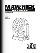 Chauvet Maverick MK3 Wash Manuel utilisateur