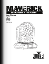 Chauvet Maverick Storm 1 Wash Manuel utilisateur