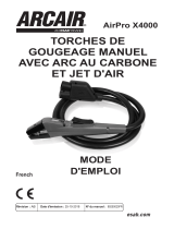 Arcair Air Carbon-Arc Manual Gouging Torches Manuel utilisateur