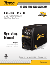 Tweco FABRICATOR® 211i 3-IN-1 Multi Process Welding Systems Manuel utilisateur