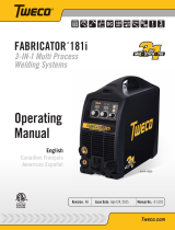 Tweco FABRICATOR® 181i 3-IN-1 Multi Process Welding Systems Manuel utilisateur
