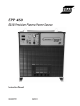 ESAB EPP-450 Precision Plasma Power Source Manuel utilisateur