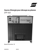 ESAB EPP-450 Plasma Power Source Manuel utilisateur