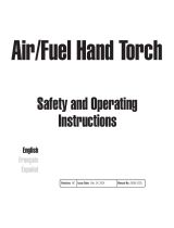 ESAB Air/Fuel Hand Torch Manuel utilisateur