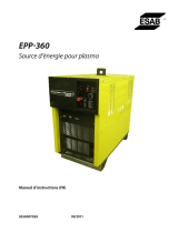 ESAB EPP-360 Plasma Power Source Manuel utilisateur