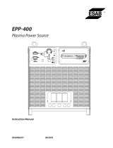 ESAB EPP-400 Plasma Power Source Manuel utilisateur
