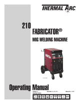 ESAB 210 FABRICATOR® Mig Welding Machine Manuel utilisateur