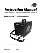 ESAB Prest-O-Lite®125 Plasma Cutter Manuel utilisateur
