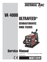 ESAB VA 4000 ULTRAFEED® Semiautomatic Wire Feeder Manuel utilisateur