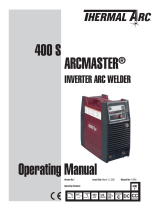 ESAB 400 S ARCMASTER® Inverter Arc Welder Manuel utilisateur