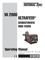 ESAB VA 2000 ULTRAFEED® Semiautomatic Wire Feeder Manuel utilisateur