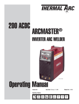 ESAB 200 ACDC ARCMASTER® Inverter Arc Welder Manuel utilisateur