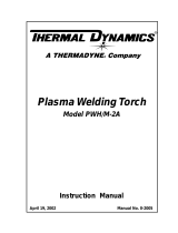 Thermal Dynamics Plasma Welding Torch Model PWH/M-2A Manuel utilisateur