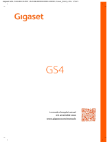 Gigaset GS4 senior Le manuel du propriétaire