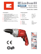 EINHELL TH-DY 500 E Product Sheet
