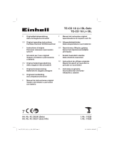 EINHELL TE-CD 18 Li-i Brushless-Solo Manuel utilisateur