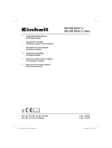 EINHELL Expert GE-CM 36/37 Li (2x3,0Ah) Manuel utilisateur