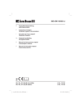 EINHELL Expert GE-CM 18/33 Li (1x4,0Ah) Le manuel du propriétaire