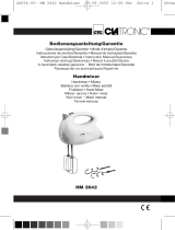 Clatronic HM 2642 Le manuel du propriétaire