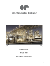 CONTINENTAL EDISON CELED75120B7 Manuel utilisateur