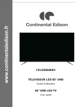 CONTINENTAL EDISON CELED654KB2 Manuel utilisateur